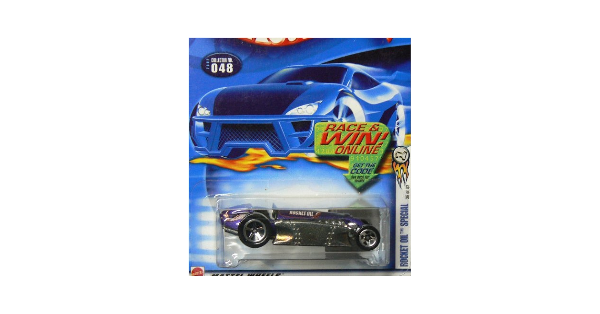 Amazon.com: Hot Wheels 2002-048 Purple/Silver Rocket Oil